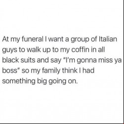 My Funeral